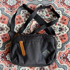United By Blue Black and Tan Camera Bag